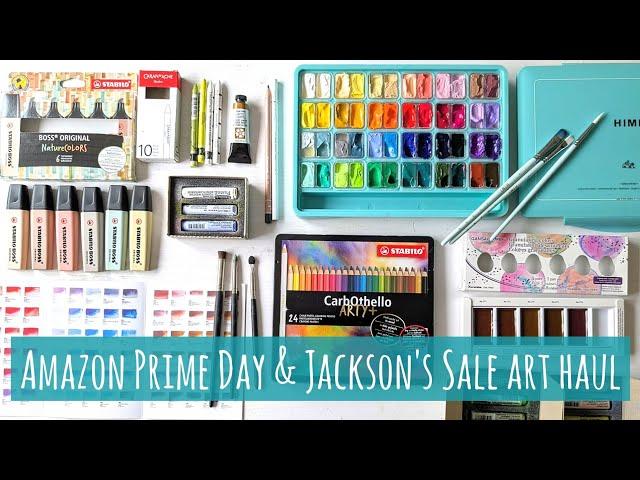 Amazon Prime Day & Jackson's Sale Art Haul: Gansai Tambi Granulating, Himi Gouache, Daniel Smith etc