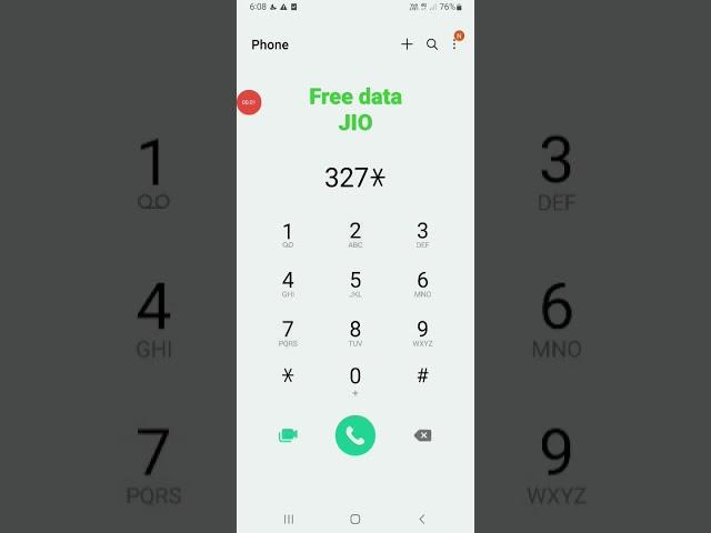 free 1gb data for jio #freedata #jio #jiophone