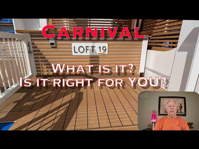 Carnival Loft 19.  HOW MUCH PER DAY?!?