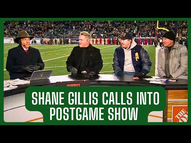 SHANE GILLIS Calls Into The Postgame Show️Notre Dame vs Penn State