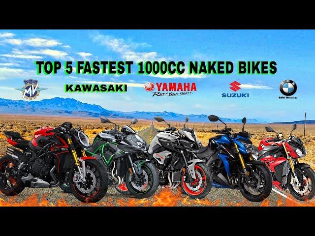 Top 5 Fastest 1000CC Naked Bikes 2022 : ZH2 vs MT-10 vs Bmw S1000r vs Gsx-S1000 vs brutale 1000rr