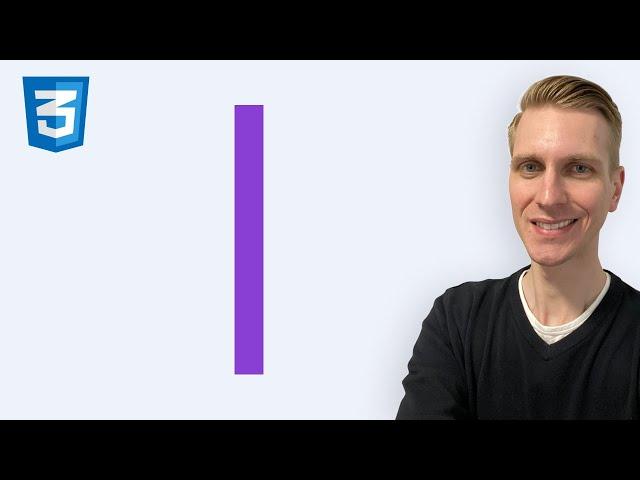 How to Draw Vertical Line with CSS
