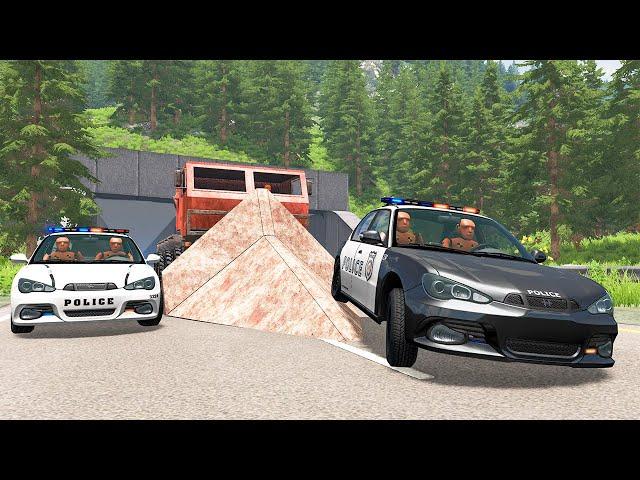 Police Car Chases #57 - BeamNG DRIVE | SmashChan