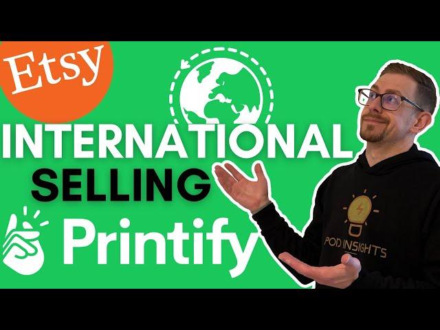 Etsy Print on Demand International Shipping Options - Full Tutorial