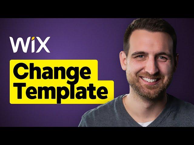 How to Change Template on Wix