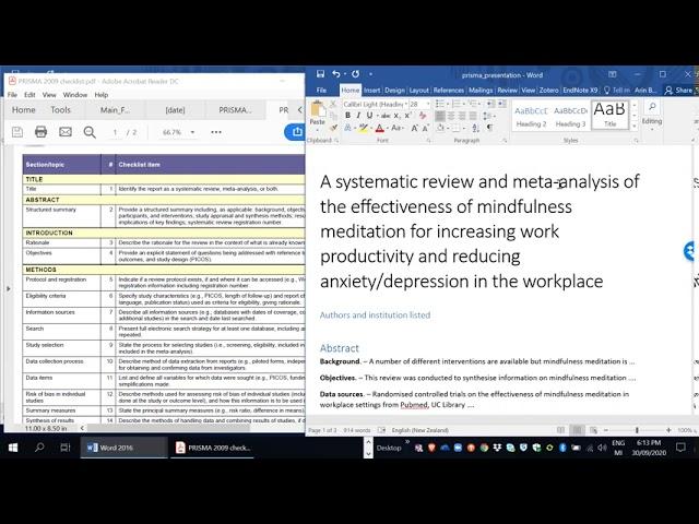 What is PRISMA and how to fill in one for conducting systematic review and meta-analyses