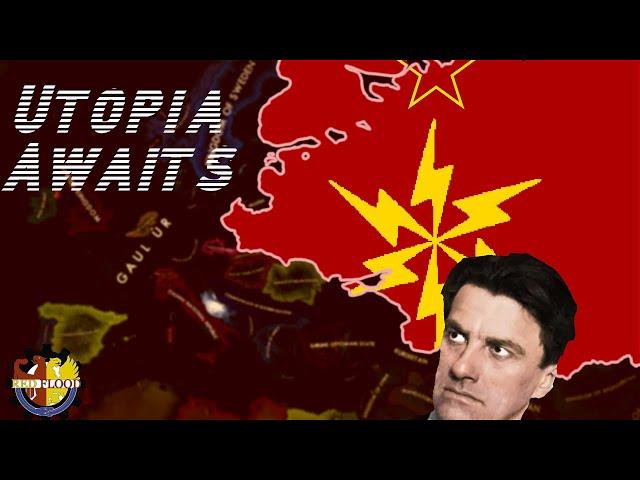 Kavkaz Society: Mayakovsky and Utopia - [HOI4 Red Flood Timelapse]