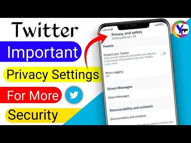 Twitter/X Privacy Settings | Twitter me Privacy settings kaise kare | Security and Privacy