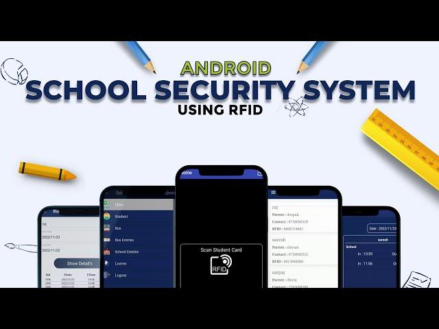 Android School Security System Using RFID | Android Projects Ideas