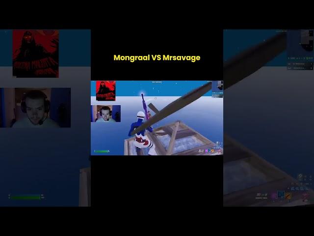 Mongraal VS Mrsavage #fortnite #mrsavage #mongraal