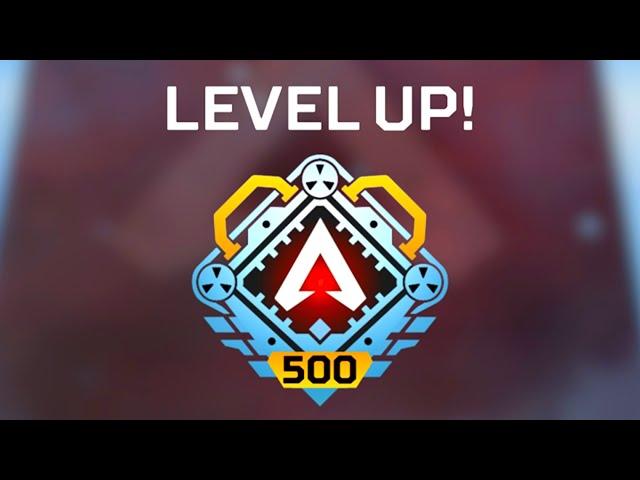 MAX LEVEL FINALLY ACHIEVED (LVL 500) in apex legends