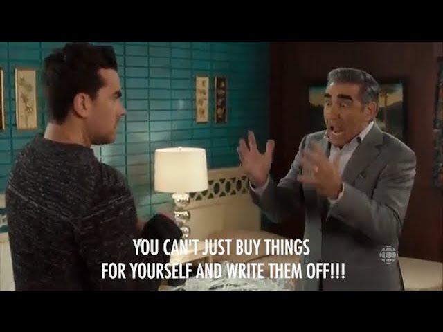 Is this a write off? Scene from Schitt's Creek