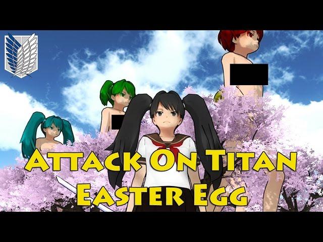 Attack On Titan Easter Egg | Yandere Simulator