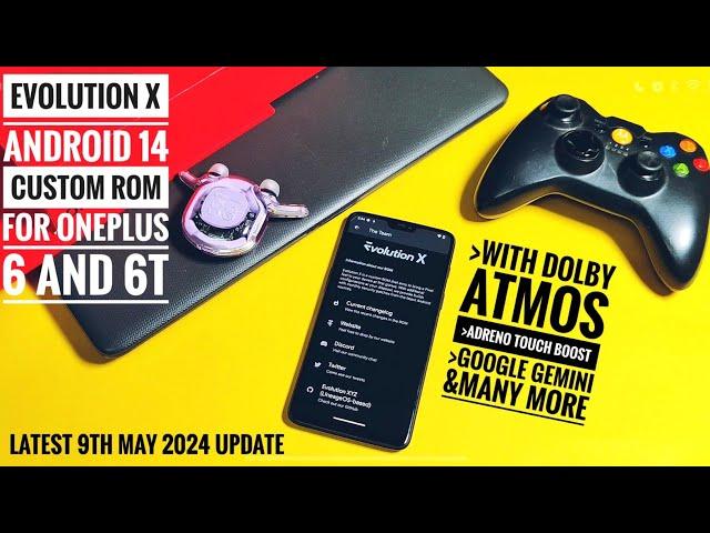 oneplus 6 and 6t android 14 custom rom | Evolution X 8.6 Isaw The best of android is here