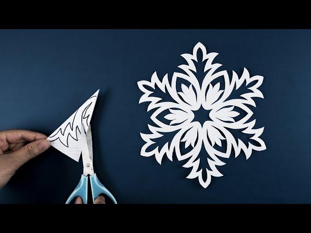 Paper Snowflakes #10 - How to make Snowflakes out of paper - DIY Christmas decoration ideas