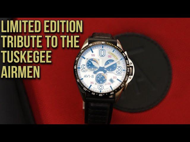 AVI-8 - P-51 MUSTANG TUSKEGEE AIRMEN Chronograph Limited Edition a Tribute to the Tuskegee Airmen