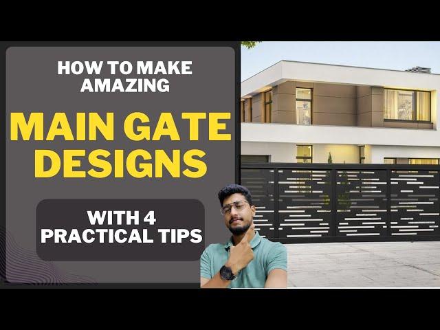 Make amazing MAIN GATE designs for your house. MS/SS || Latest Trends || practical tips with 91homes