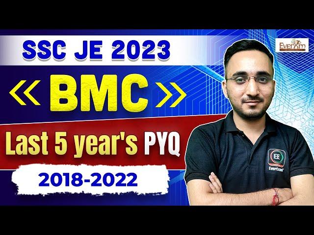 SSC JE 2023 | BMC | SSC JE CIVIL ENGINEERING PREVIOUS PAPERS (LAST 5 YEAR) BY AVNISH SIR