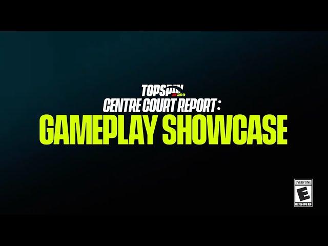 Centre Court Report: Gameplay Showcase | TopSpin 2K25