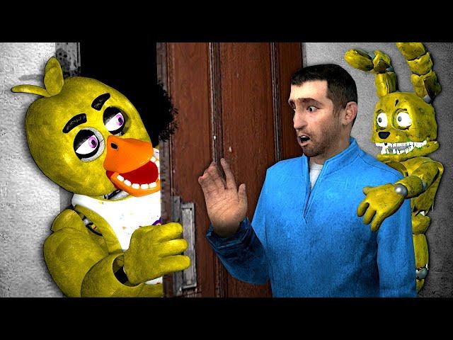 FNAF ANIMATRONICS IN AN ASYLUM! - Gmod Hide and Seek