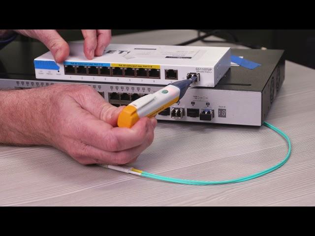 Testing SFP / QSFP Transceivers with the FiberLert™ Live Fiber Detector by Fluke Networks