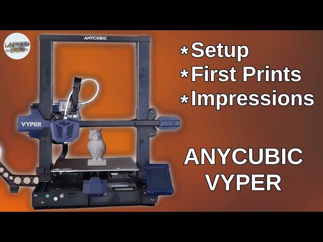 Anycubic Vyper 3D Printer - Setup, first prints and impressions