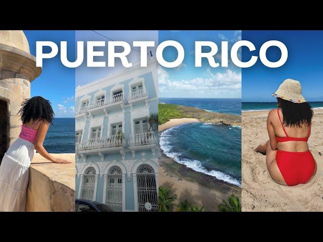 PUERTO RICO VLOG ️ | Crash Boat Beach, Old San Juan, La Placita, El Yunque