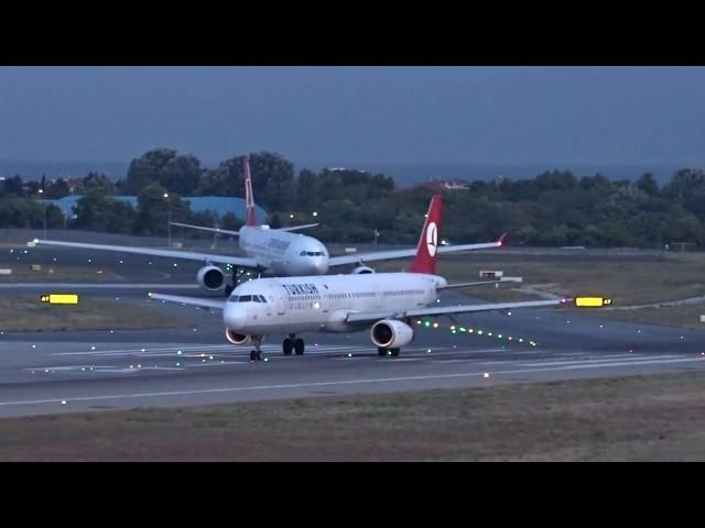 Istanbul Atatürk Airport (İstanbul Atatürk Havalimanı) - Nighttime Takeoff - (2017-07-18)