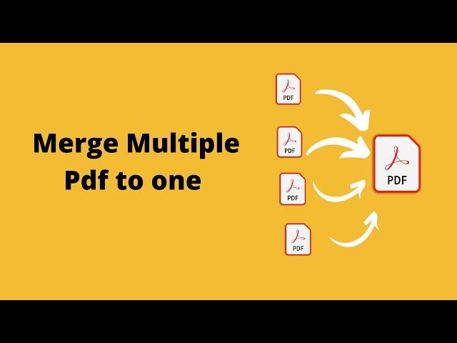 How to merge multiple pdf file into one using python