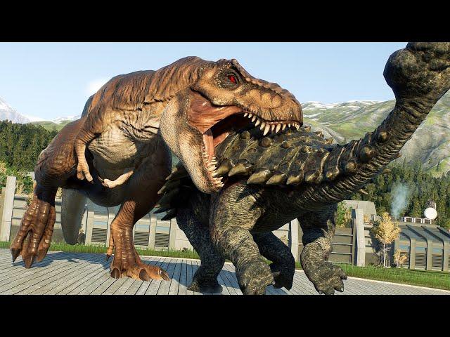 CARNIVORE vs HERBIVORE DINOSAURS IN WASHINGTON STATE - Jurassic World Evolution 2