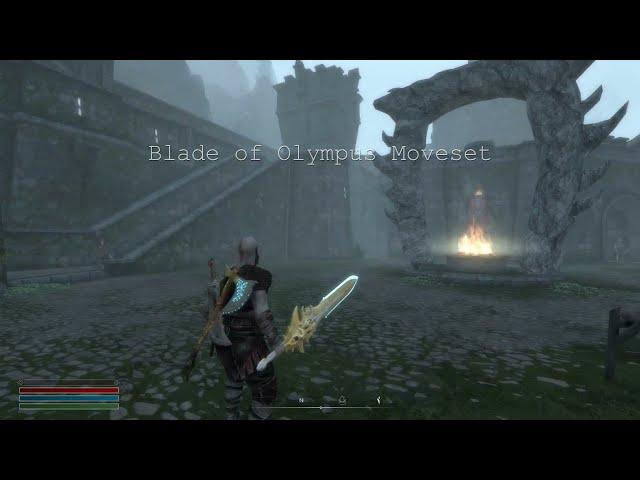 Blade of Olympus Moveset Showcase | MCO - BFCO | Skyrim Mods