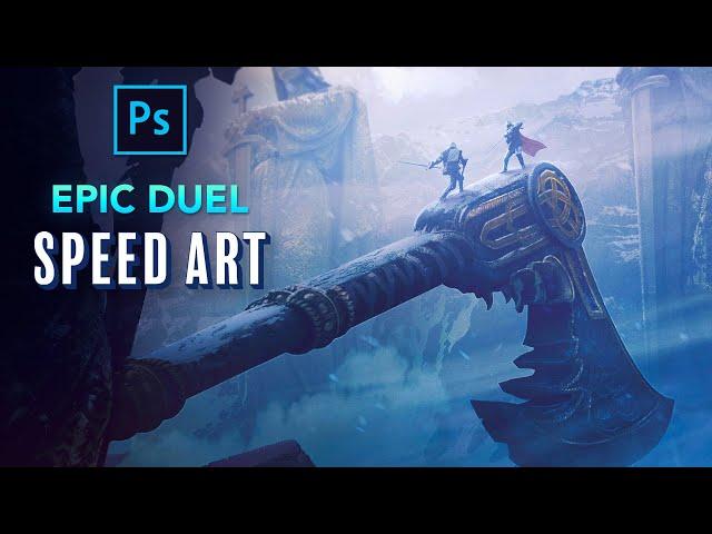 I created an EPIC DUEL in PHOTOSHOP! - Photo Manipulation
