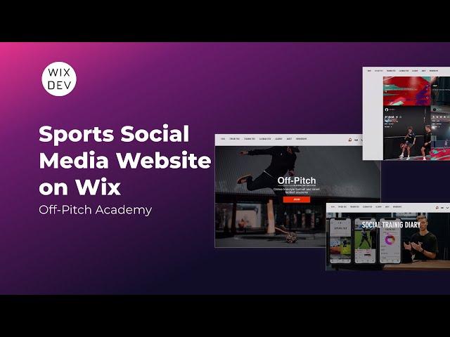 Sports Social Media website on Wix | Wix Velo | Wix Dev