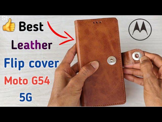 Motorola G54 5G Genuine Leather finish Flip CoverMoto g54 Back Case | Back Cover For Moto g54 5g 