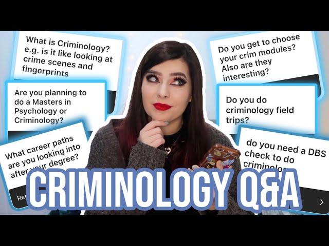 WHAT IS STUDYING CRIMINOLOGY LIKE? A Q&A on everything you need to know about my degree!