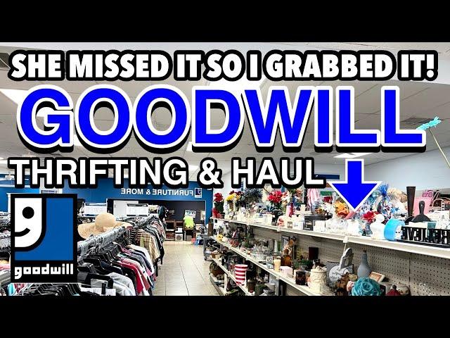 She missed it so I grabbed it! GOODWILL THRIFT WITH ME & THRIFT HAUL