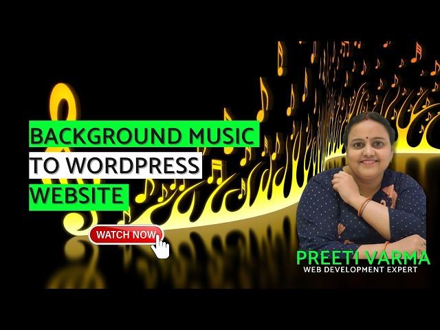 BACKGROUND MUSIC To WordPress website | Digital Srot