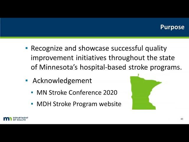 Monthly Stroke Webinar: Quality Improvement (March 2020)