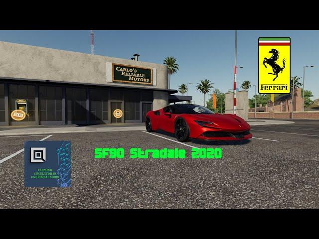 Farming Simulator 19 | Ferrari SF90 Stradale '20 | MOD PC |