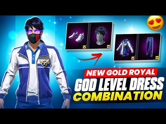 FREE FIRE NEW GOLD ROYAL GOD LEVEL FREE DRESS COMBINATION || NO TOP UP DRESS UP || MAD HYPER GAMING