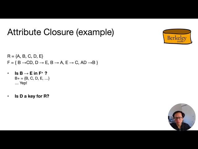 Lecture 17 Part 4 Attribute Closures