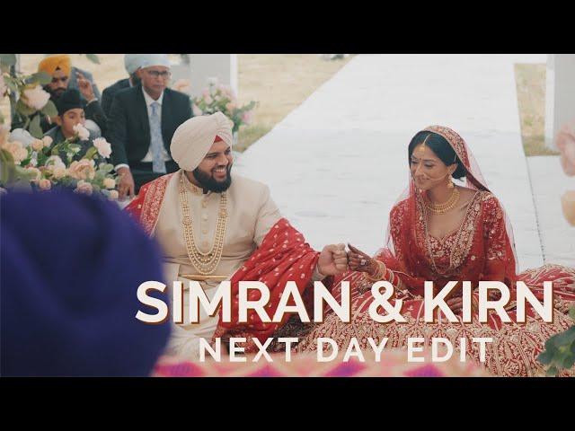 Groom drives his motorcycle onto the dancefloor! | Simran & Kirn's Next Day Edit | Surrey, BC