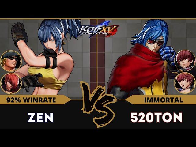 KOFXV⭐ZEN (Clark/Leona/Iori) vs 520TON (O.Chris/Krohnen/Chris)⭐Ranked Match - 09/24