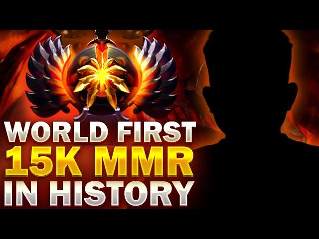 FIRST 15k MMR PLAYER IN DOTA 2 HISTORY