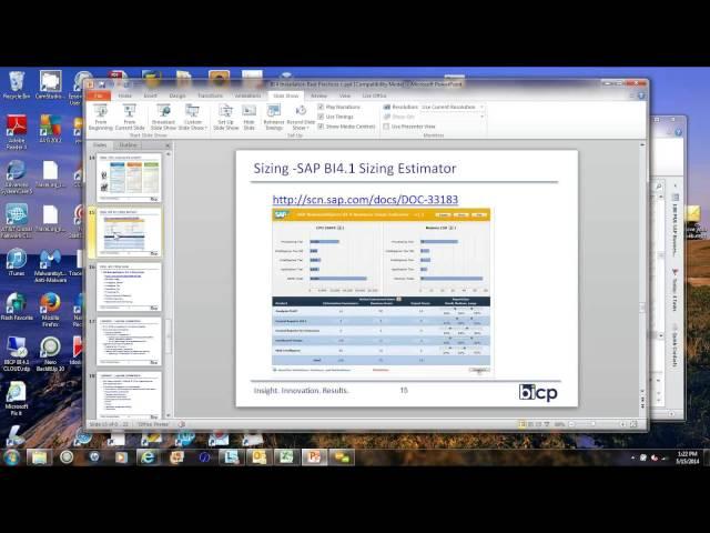 SAP BusinessObjects BI 4.1 Installation Best Practices Webinar