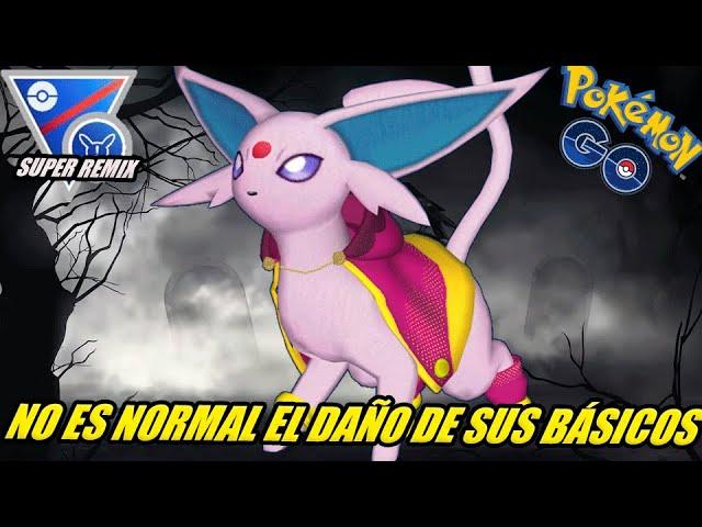 NO SABEN QUE HACER ANTE EL PODER DE LOS BÁSICOS de ESPEON LEGACY en SUPER REMIX - GBL - Pokemon GO