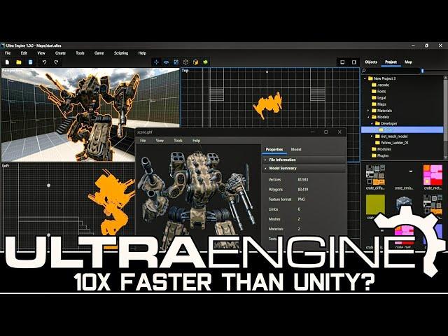 Ultra Engine -- 10x Faster Than Unity?