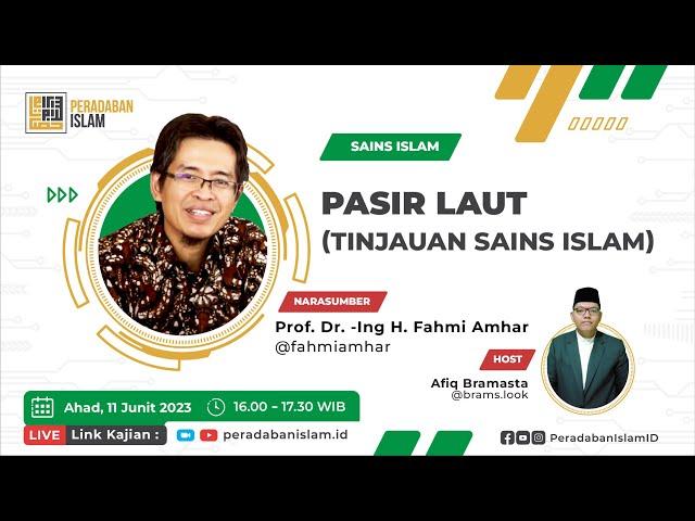 PASIR LAUT (TINJAUAN SAINS ISLAM) - SAINS ISLAM | PERADABAN ISLAM ID