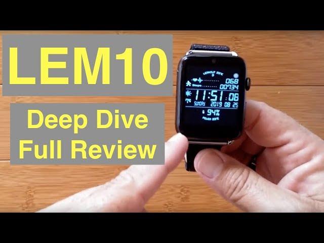 LEMFO LEM10 (DM20) 4G Android 7.1.1 IP67 Camera Apple Watch Shaped Smartwatch: Deep Dive Full Review