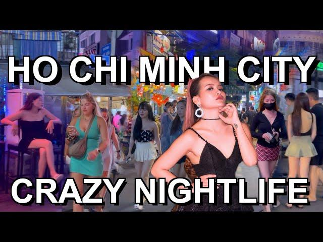 How is Vietnam NOW ? Bui Vien Walking Street  Ho Chi Minh City Vietnam at night